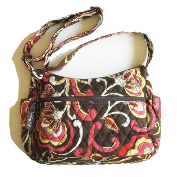 NWOT Vera Bradley Puccini Floral Adjustable Shoulder Purse Bag - Picture 2 of 13